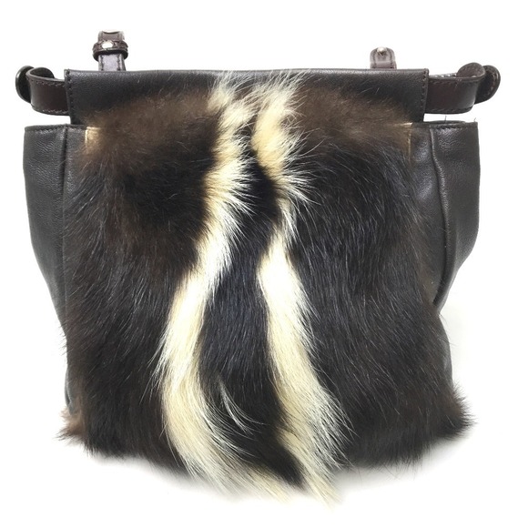 Fendi Handbags - Fendi Peekaboo Bag Shoulder Fur Black